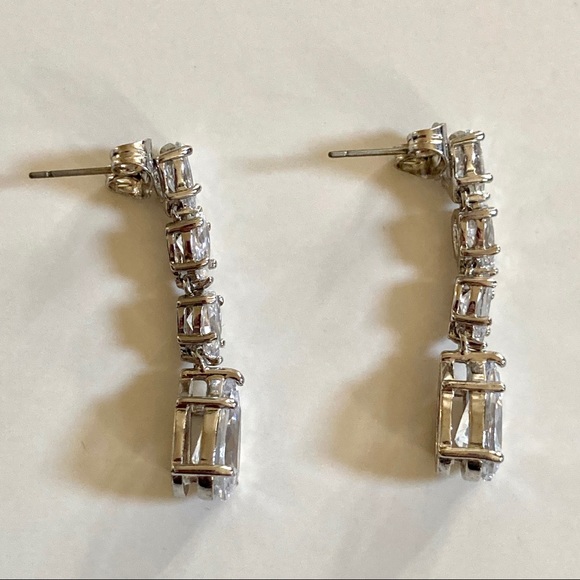 SOLD Kenneth Jay Lane CZ Pear Shape Drop Earring - Picture 6 of 7